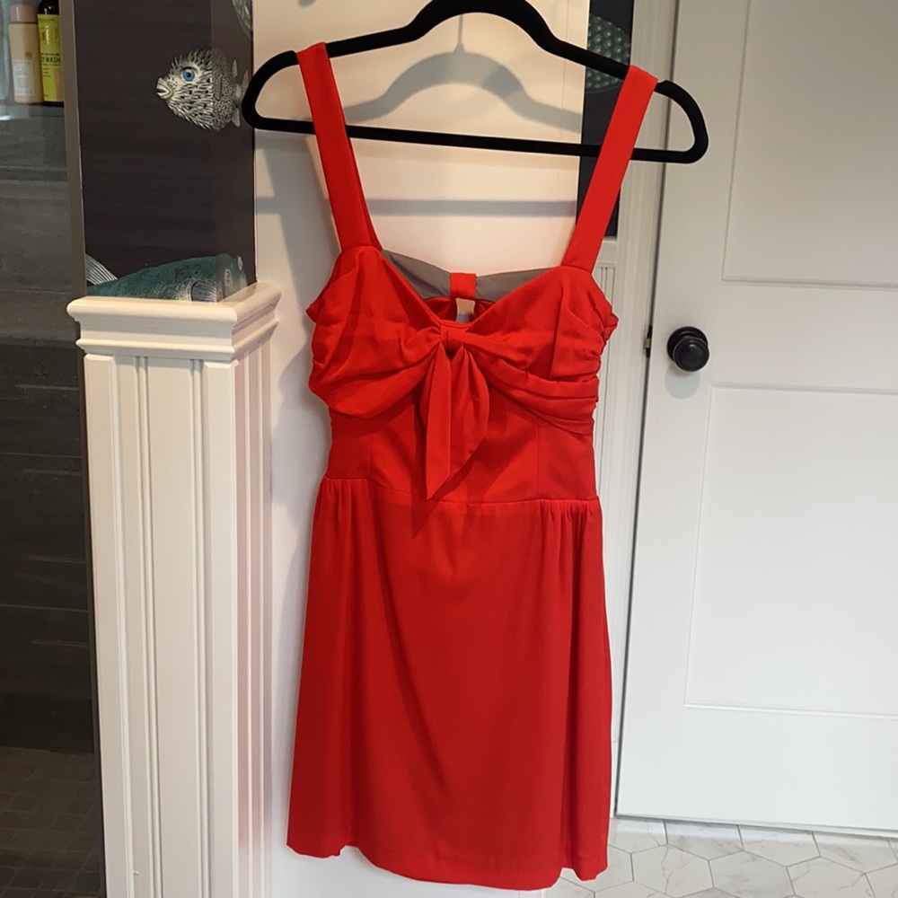 Red Mara Hoffman Dress